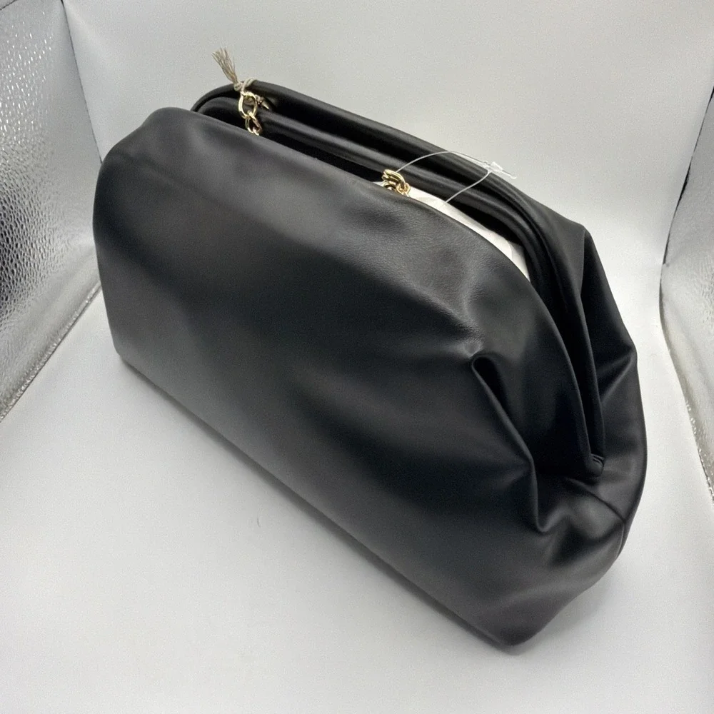 Studded Oversized Clutch - A New‎ Day Black. Brand New